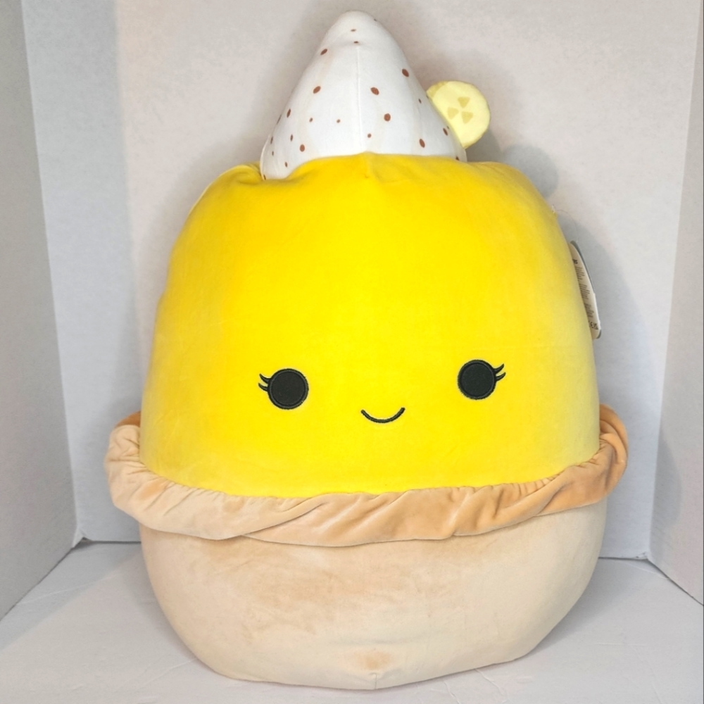 EDWIN 🍰 FTM ☆ Lemon Meriugn Pie Original Squishmallow by Kelly Toy ☆》NWT《☆